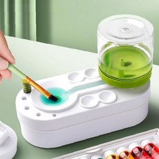 미술 물감 세척 용기 붓 보관함 화방 수채화 아크릴화 미술용품 다용도 물통, 브러쉬린서 고급형