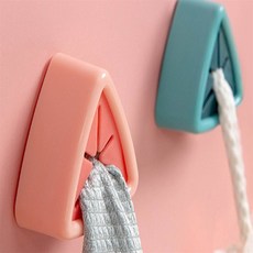 일상발견 행주걸이 싱크대냉장고 부착식행주수건걸이 수건걸이 타월걸이 못박기싫은욕실주방 부착식타올걸이, 청록색