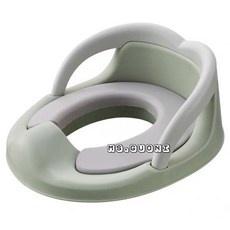 MS.GUONI 兒童馬桶坐墊 抹茶綠 防滑可調式設計 舒適PU坐墊 附S掛勾, 抹茶綠｜贈掛勾｜現貨,購買前先詳閱賣場介紹