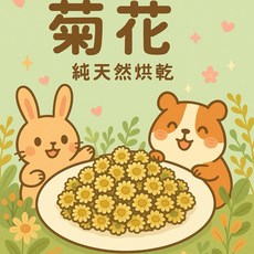兔老爺 菊花保健花草, 1個, 10g
