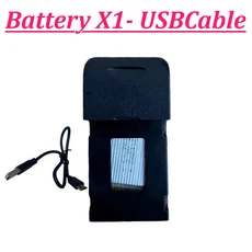 새로 업그레이드된 KY102 드론 배터리 3.7V 1800mAh Max RC 비행기용 고용량 교체 액세서리 부품, 03 Battery X1- USBCable, 01 빠른