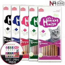 아스쿠 헬시미요 헬씨미요 고양이져키 캣스틱, 6. 5종혼합 20팩(각 4팩) 400g, 1개