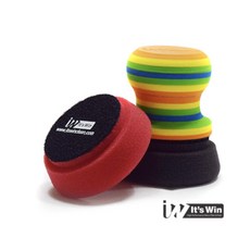 잇츠윈 롤리팝 어플리케이터 왁싱스펀지 왁싱패드 왁스용 세트(손잡이+패드 2개포함), 1개