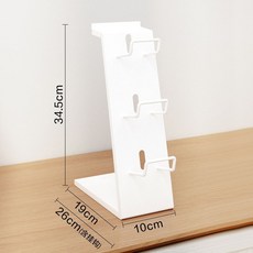桌面遊戲手柄支架收納架掛架 適用 PS4 耳機手機掛鉤, 1個, 遊戲手柄支架(白色), 白色, 遊戲手柄支架(白色)