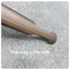 보라색 점토 주전자 도구 반 둥근 긴 단단한 나무 라켓 손으로 DIY 도자기 광장 꽃 냄비 성형 패팅, 04 Sandalwool small