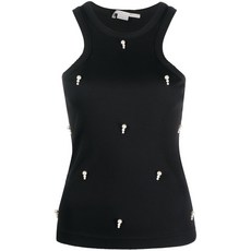 스텔라매카트니 펄 장식 골지 탱크 탑