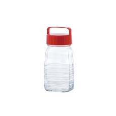ADERIA 日本進口 玻璃酵素瓶 儲物罐 1.2L, 1個