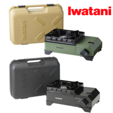 이와타니 타프마루 주니어 소형 미니 가스버너 2색상, 1개, 카키