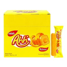 나바티 아하 리치 치즈 크래커 50개입 X 8g 리치즈 과자 간식 NABATI NABATI 머치바잉, 160g, 4개