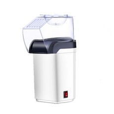 家用全自動爆米花機 兒童迷你小型電熱爆米花機 交換禮物 (台灣出貨), 白色