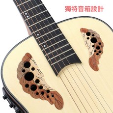 Deviser 電木吉他 雲杉面板 沙比利木 36吋, 1個, 單把(木吉他+彈片),36吋