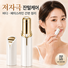 아넬르 여성 전동 제모기 면도기 얼굴 인중 겨드랑이 솜털 잔털정리기, 전기면도기, 건전지타입-아넬르화이트