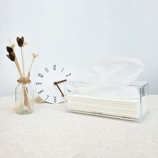 스토리빙 투명 각티슈케이스 아크릴 휴지케이스 소형