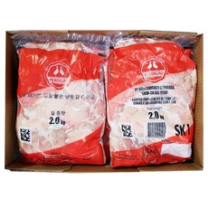 닭다리살 뼈없는 닭고기 페르디가오 2kg 6봉12kg 1박스 브라질산, 12kg