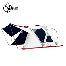 Outdoor Base 彩繪天空歡樂家庭帳 一房一廳帳 別墅帳