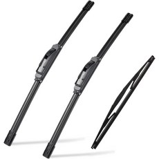 지프 랭글러 JL 2018 2019 2020 2021 2022 2023용 NETRSR 3Pcs 윈드실드 와이퍼 블레이드 내 차용 오리지널 장비 자동차 교체용 - 161612 3팩, 26''+19''+16A''(Fr