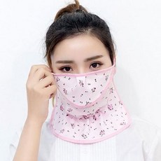 자외선차단마스크 얼굴햇빛가리개 여름 UV 골프 안면, UV마스크FL 핑크_x000D_