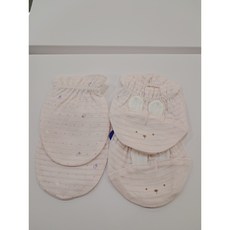 압소바 국산 여름용 토끼 피마 손싸개+발싸개 AYB-11202