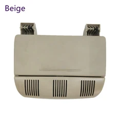 X1 인테리어 지붕 선글래스 홀더 박스 보관 케이스 Skoda Octavia 2 A5 1Z Fabia mk2 2009 2010 2011 2012, 01 Beige-1PC