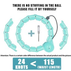 가중 필라테스 후프 인피니티 디자인 여성용 스마트 운동 장비 홈 피트니스 공간 절약형 휴대용 및 조립 용, 27 24 Bluegreen Upgrade