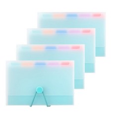 Yoobi Index Legal Dividers 카드 홀더 세트 7.6x12.7cm(3x5인치) - 보관 케이스 및 탭 디바이더가 있는 4개 팩 각 100장의 학생 교사 사무