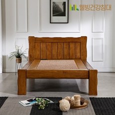 웰빙건강침대 [웰빙건강침대] 사나래 슈퍼싱글 홍맥반석 돌침대 SS, 네츄럴
