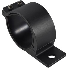 2x 3 인치 76-81mm Bull Bar 롤 케이지 마운트 브래킷 클램프 LED SUV ATV 트럭 오토바이 보트를위한 작업 라이트 바 홀더, 검은색