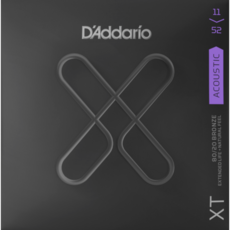 D'Addario 民謠吉他弦 XT系列 11-52 青銅 XTABR1152 耐用持久 穩定音準, 詳見包裝