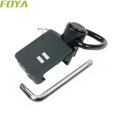 슬링 마운트 전술 금속 오프셋 장착 어댑터 레일 퀵 릴리스, 1개, 3. A BK Heart buckle