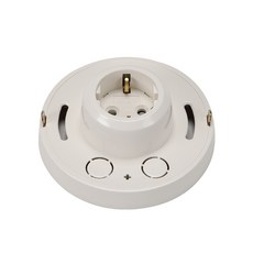 해피VZ828] 진흥 천정용 노출콘센트 1구, 1개