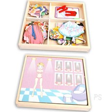 셀 커머스 키움 공주놀이 마그넷 퍼즐 자석놀이, 1개