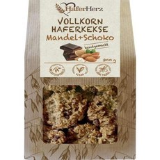 HaferHerz 하퍼허츠 통곡물 오트밀 비스킷 아몬드 초콜릿 300g, 1개