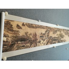宋張擇端版 清明上河圖 畫芯絹 藝術微噴 高清複刻 50x250cm, 參考詳情頁