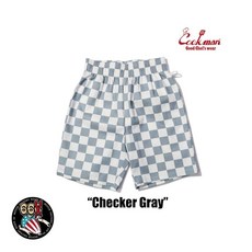《美式工廠》美國 COOKMAN Chef Pants short 淺灰格紋廚師短褲