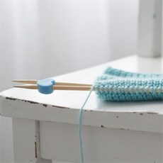 미쁨담아 뜨개 바늘 스톱퍼 5P 뜨개질부자재, 블루