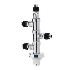 Jdt 악취냄새차단 세탁기 배수구 트랩 4구T형 싱크대, 단품