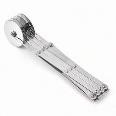 가능한 다륜 반죽 페이스트리 스트립 커터 격자 파스타 롤러 조절 슬라이서 4륜, 4 Wheel