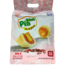 베트남 Tan Hue Vien 킴사 팥맛 피아 케이크, 5개, 480g