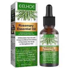 로즈마리 가려움 건조 두피 집중케어 모근 강화 리페어 에센셜 오일, 3개, 30ml
