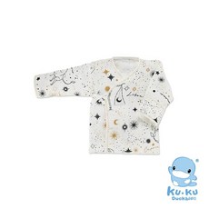 酷咕鴨 KUKU PLUS 十二星座反手袖紗布肚衣-較大