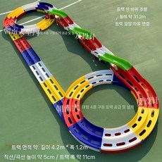 오르비 쇼핑몰 놀이 공원 대형 디자인 2 트랙 4 륜 구동 이벤트 경주 비행 링 변환 도로, F. 전환 트랙(3세트)