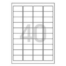 바코드용 라벨(40칸/20매/LQ-3102/폼텍), 본상품선택, 1개