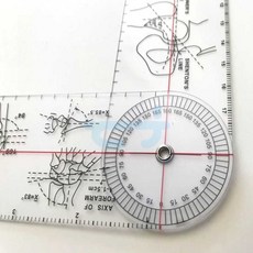 미터 측정 눈금자 측각기 측정도구 각도계 각도기, 1개