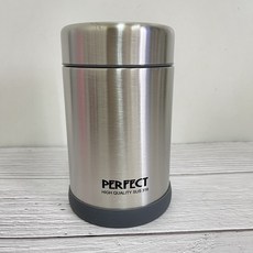 PERFECT理想 台灣製造 316不鏽鋼 真空食物罐/燜燒罐500ml, 銀色, 1個