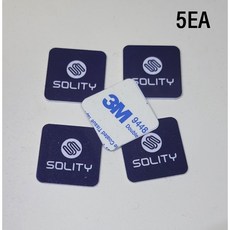 혜강 씽크 솔리티 도어락 카드키 키태그 스티커키 부착형, 5개, 솔리티스티커
