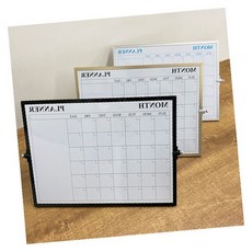 스탠드 양면 화이트보드 월별 계획표 스케줄표 월간 자석 달력 미니 보드판 칠판, 상세페이지 참조