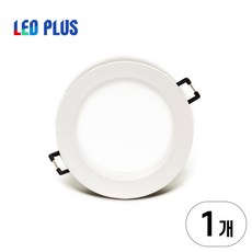 엘이디플러스 매입 매립등 LED 고효율 다운라이트 3인치 5W, 1개, 5700K