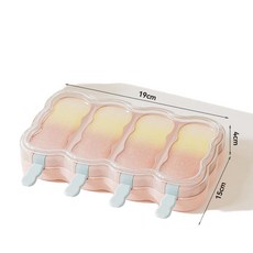 家用自製雪糕模具, 粉色, 10個