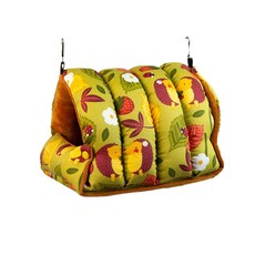 QDY 따뜻한 새집 앵무새둥지 겨울용 새둥지 보온새집 그린옐로우 L 1개, 그린옐로우 L * 1개