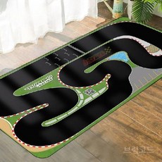 터보레이싱 드리프트 rc카 매트 활주로 트랙 라디오 터보 레이싱카, 드리프트 카 트랙(900x630MM)